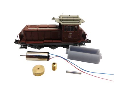 micromotor NM047C motor ombouwset voor Minitrix Em 3/3 micromotor NM047C motor ombouwset voor Minitrix Em 3/3