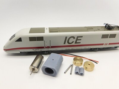 micromotor TTI002C ombouwset voor Tillig ICE-1 (oud) micromotor TTI002C ombouwset voor Tillig ICE-1 (oud)