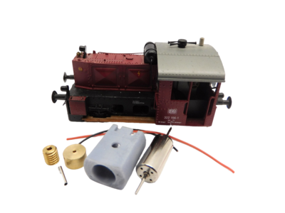 micromotor HBR001C motor ombouwset voor Brawa / Marklin Kof II micromotor HBR001C motor ombouwset voor Brawa / Marklin Kof II