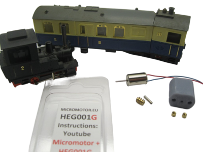 micromotor HEG001G Glockenankermotor Umbausatz für Egger Bahn / Jouef H0e micromotor HEG001G Glockenankermotor Umbausatz für Egger Bahn / Jouef H0e