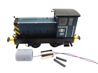 micromotor 0T005 motor ombouwset voor Hornby Class A1X Terrier, Peckett & Sons B2/W4, Rocket, Ruston Hornsby 48DS/88DS, 4wDH Sentinel micromotor 0T005 motor ombouwset voor Hornby Class A1X Terrier, Peckett & Sons B2/W4, Rocket, Ruston Hornsby 48DS/88DS, 4wDH Sentinel