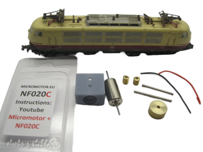 micromotor nf020C N ombouwset voor Fleischmann DB BR 103 micromotor nf020C N ombouwset voor Fleischmann DB BR 103