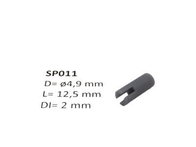 micromotor SP011 ø 4.9 x 12.5 - ø 2 mm cardankoppelingshouder