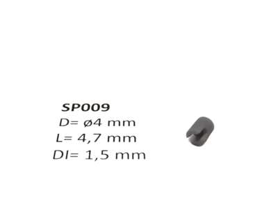 micromotor SP009 ø 4 x 4.7 - ø 1.5 mm Kardankupplungshalter