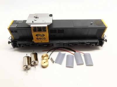 micromotor HLI013F motor ombouwset Liliput MAK (Models with 2 motors) u.a.