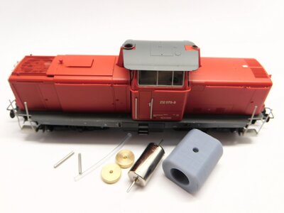 micromotor HBR005C motor ombouwset voor Brawa V100, BR 211, BR 212, BR 213, Am 847, ÖBB Rh 2048 micromotor HBR005C motor ombouwset voor Brawa V100, BR 211, BR 212, BR 213, Am 847, ÖBB Rh 2048