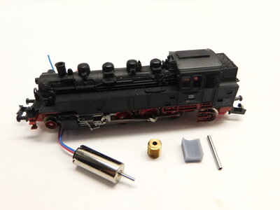 micromotor NH016G ombouwset Kato BR 86