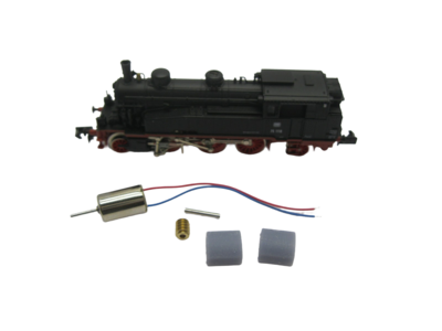 micromotor NA021G motor ombouwset voor Arnold BR 75, Bad Vic, SNCF 131 TX, CFL BR 35