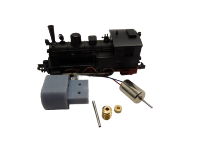 micromotor NA026C motor ombouwset voor Arnold DB, DSB BR 89.7, DR 89.6, DB BR 80, Renfe 030, US Western - Lok (UP, W&A, RG, B&O, N&W, WP, SP, SF, Wabash)