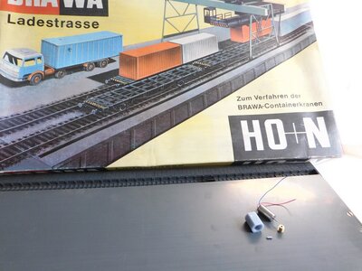 micromotor NB008G ombouwset voor Brawa Ladestrasse H0 + N  micromotor NB008G ombouwset voor Brawa Ladestrasse H0 + N