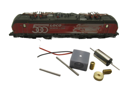 micromotor nf028C N ombouwset voor Fleischmann Vectron, BR 193 (DB SBB PKP CD Lokomotion) u.a.