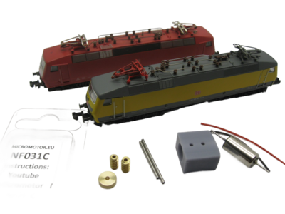 micromotor nf031C N ombouwset voor Fleischmann BR 120