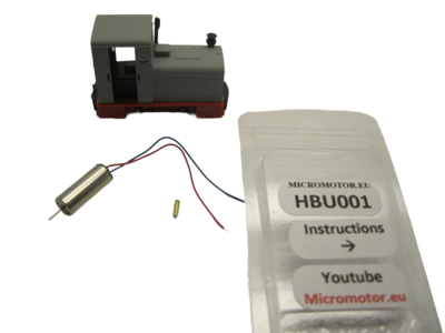 micromotor HBU001 motor ombouwset voor Busch veldbaan modellen