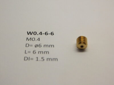 micromotor W0.4-6-6 wormwiel