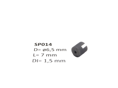 micromotor SP014 ø 6.5 x 7 - ø 1.5 mm cardankoppelingshouder