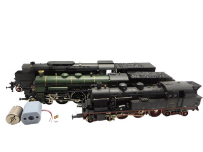 micromotor HLI004 motor ombouwset voor Liliput BR 18.4, S 3/6, DR BR 12, BBÖ BR 214.10 ÖBB T12 006, BR 78