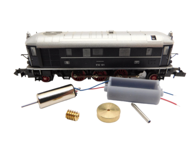 micromotor NM046C Glockenankermotor Umbausatz für Minitrix V 16, V 140