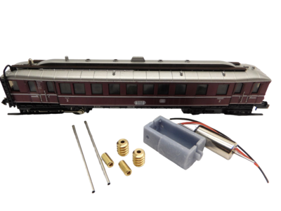micromotor NM045C Glockenankermotor Umbausatz für Minitrix DB VT 62.9, DRG VT 851