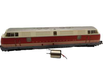 micromotor HMT004 motor ombouwset voor Märklin / Trix  DB ML 3000, V 300 (Softdrive-Sinus)