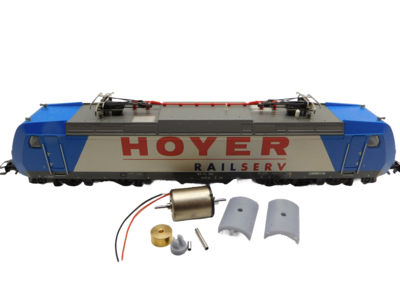 micromotor HMT003C motor ombouwset voor Märklin / Trix  BR 146,  BR 185, BR 186, BR 187, Re 482, u.a.