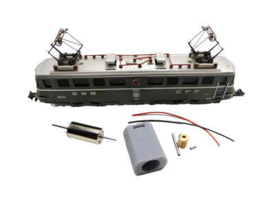 micromotor NM038G  N Glockenankermotor Umbausatz für Minitrix Ae 6/6 (Alte Modell)