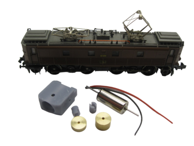 micromotor NR009C motor ombouwset voor Roco SBB Be 4/6 OBB Rh 1044, 1144