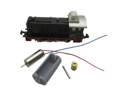 micromotor NM030G Glockenankermotor Umbausatz für Minitrix  V 36 (Alter Motor)