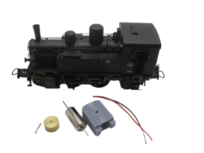 micromotor HR006F Glockenankermotor ombouwset voor Roco FS BR 875, FS BR 880, ET 91 / BR 491 / Gläserner Zug
