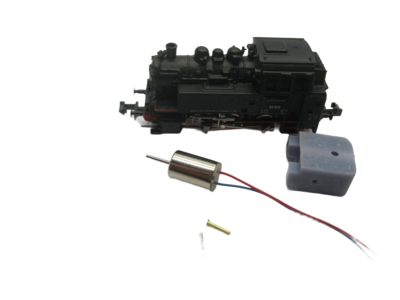micromotor NR003 motor ombouwset voor Roco BR 80, BR 237 001, Renfe 030 T