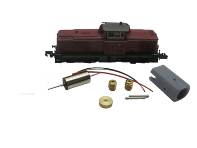 micromotor NA018C motor ombouwset voor Arnold DB SBB FS Solvay Seco TWE AVG V100 , BR 211, BR 212, Wiebe BR 213, ÖBB Rh 2048