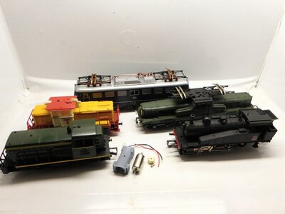 micromotor HJ003F ombouwset voor Jouef