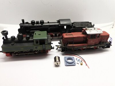 micromotor HM006G ombouwset voor Marklin / Hamo SFCM motor