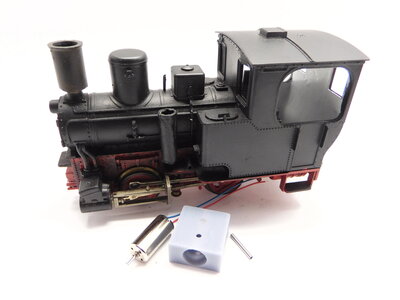 micromotor 0eF001 Umbausatz Fleischmann Magic Train BR 99, Duetz, Billy, Konjice 3, Smokey, Stainz, Zilly