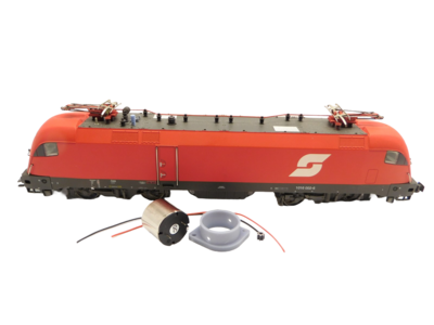 micromotor HM001G motor ombouwset voor Märklin C-sinus. BR 01.10, BR 42.90, BR 103/E 03, en andere