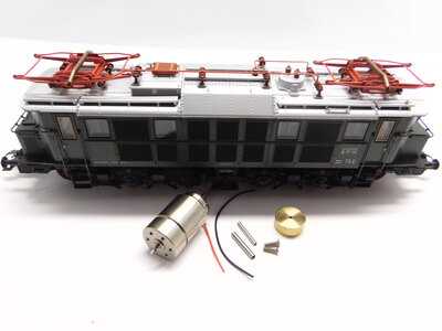 micromotor HMT014F Märklin Trix E 17, BR 117, E 18, E19, NSB EL 12*, SJ Dm*, SJ Dm 2*, SJ Dm 3*, SBB Ae 8/14*