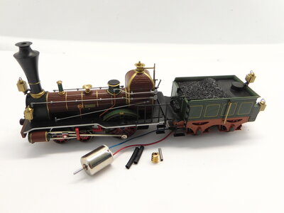 Micromotor HMT016G Märklin / Trix Spanisch-Brotli-Bahn/SNB D1/3 (Aare, Limmat, Rhein), K.W.St.E. Klasse III (Esslingen, Geislingen, Stauffen)