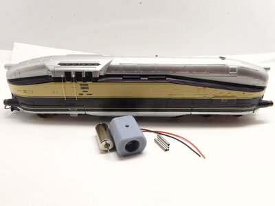 Micromotor HLM007 Lima Rivarossi BR 61, Henschel-Wegmann-Zug