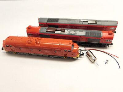Micromotor NH021 Kato Class 66, class 77, Nohab
