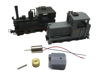micromotor HSR001F HOe motor ombouwset voor Roco Diesel, DR BR 199 + BR 99