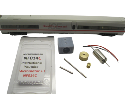 micromotor nf014C N ombouwset voor Fleischmann ICE-T