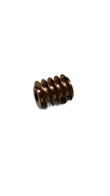 micromotor wormwiel W0.3-4-5 M0.3 D=ø4 L=5 DI=1.5 mm (for 1.5 mm shaft!)