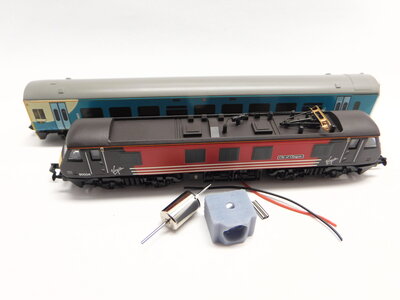 Micromotor NG004 Graham Farish Spur N Class 25, 37, 40, 47, 55, 90, 91, 158 DMU, 159 DMU, 170 DMU - Split frame modellen