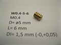micromotor wormwiel Replacement for Minitrix locos with our 1,5 mm axle adapters (Brass)