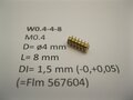 micromotor wormwiel Brass replacement for Fleischmann 567604 - 10 stuks