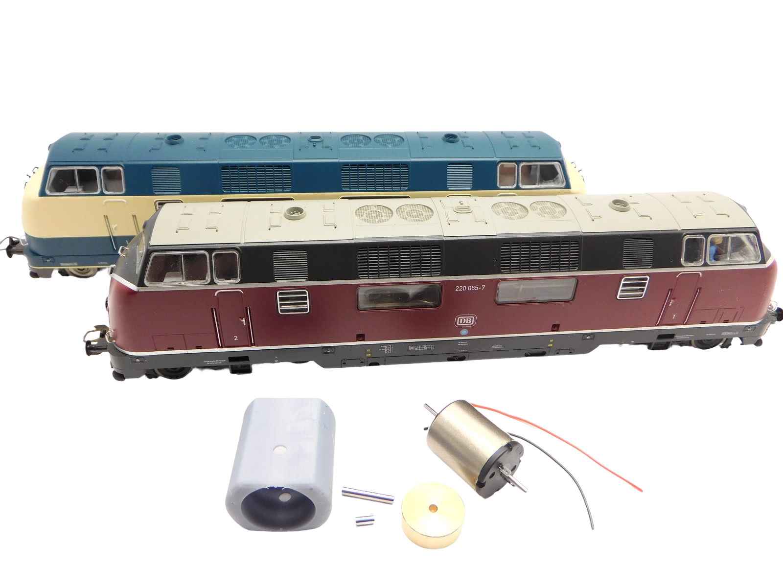 micromotor HP001F motor ombouwset voor Piko BR 101, BR 103, BR 110, BR 111, BR 112, BR 118, u.a.