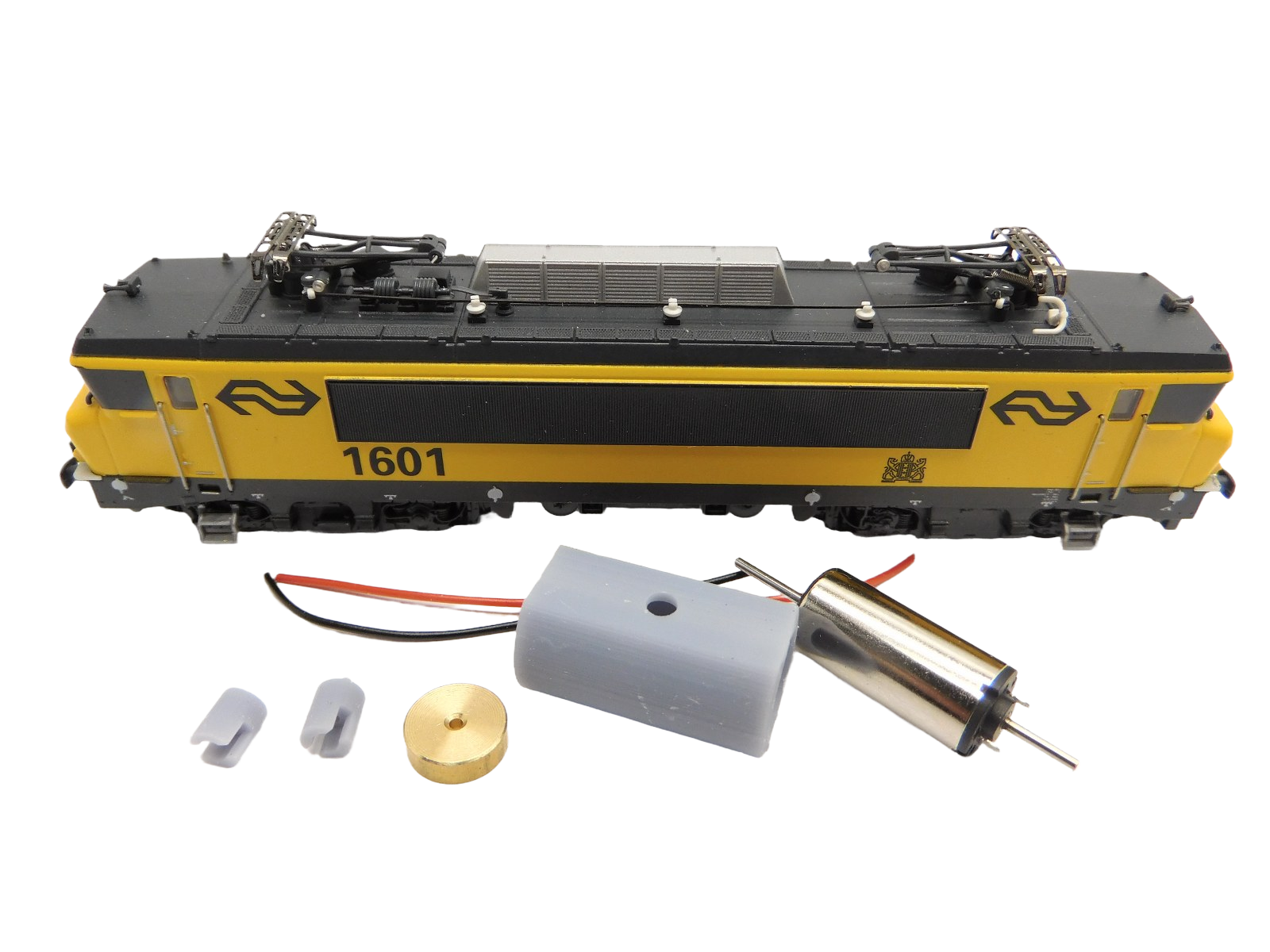 micromotor NF058C motor ombouwset voor Fleischmann DB NS 1600, NS Rail Force One 1800, u.a.