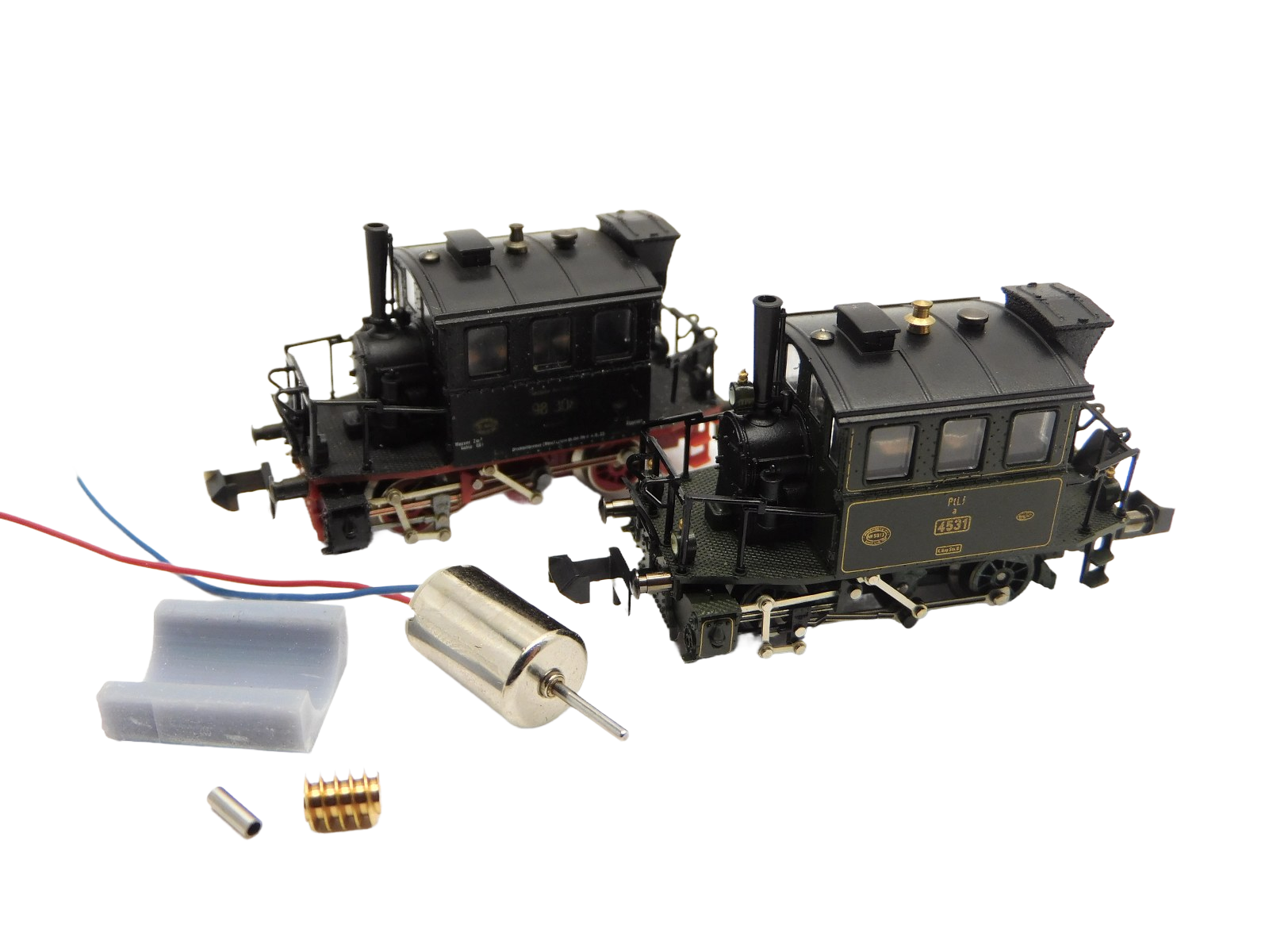 micromotor NM022G motor ombouwset voor Minitrix BR 98.3, PtL 2/2, KPEV T2, ÖBB 688, Glaskasten, u.a.