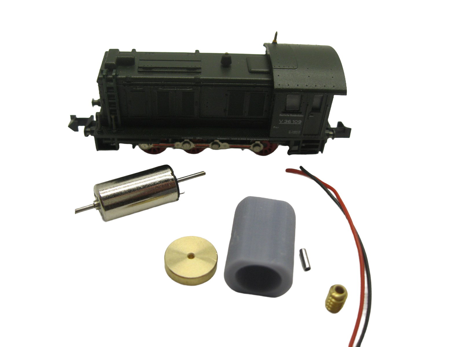 micromotor NM032C N motor ombouwset voor Minitrix V 36 (Motor met Dig Schnittstelle) ab 1997