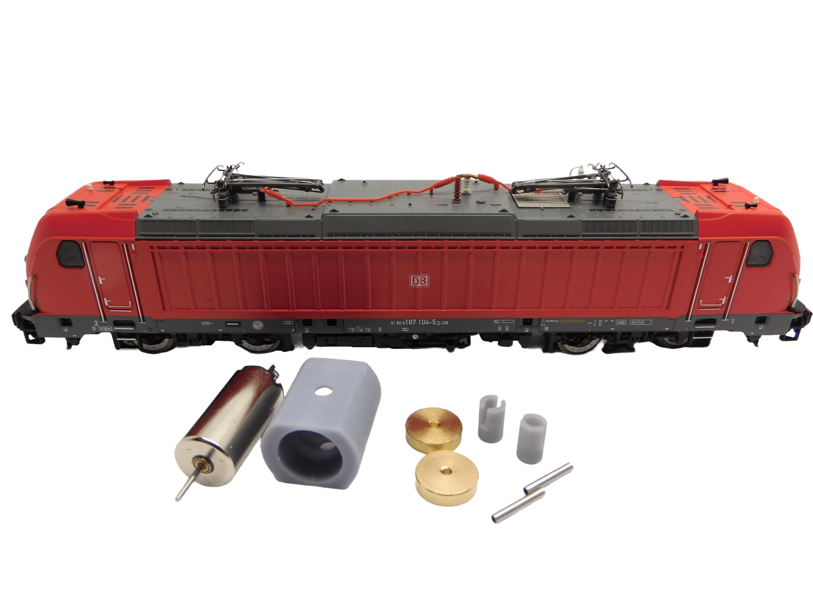 micromotor TP002C motor ombouwset voor Piko BR 147, BR 187, BR 388