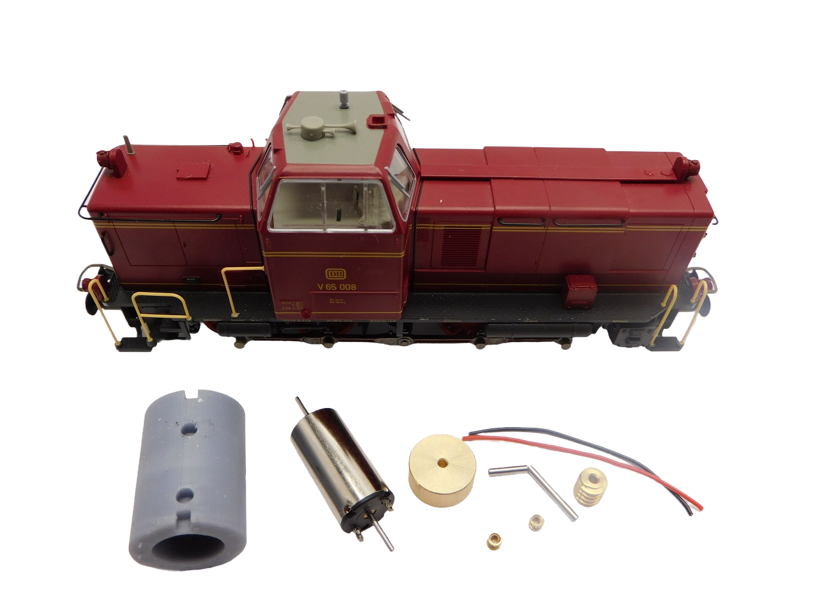 micromotor HR017C motor ombouwset voor: Roco V36, V65, en andere